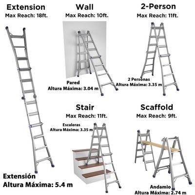 Cosco Articulating 18ft Reach Ladder