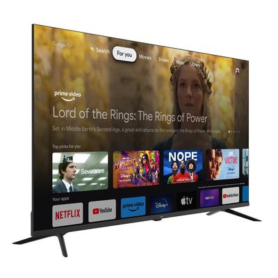 Smart TV JVC QLED 50” Serie V1 4K UHD con Google TV (LT-50KM758)