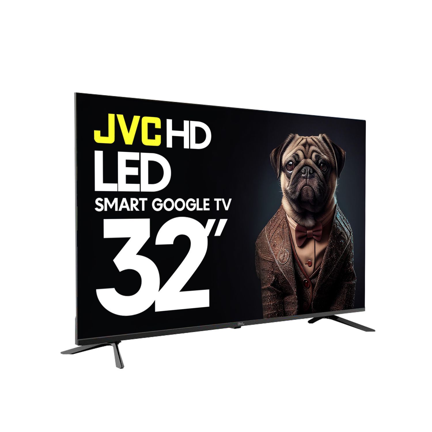 JVC 32 inch HD LED Smart Google TV LT-32KM158 borderless display