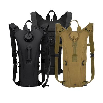 Mochila de hidratación de 3L con vejiga de agua - Paquete de senderismo al aire libre