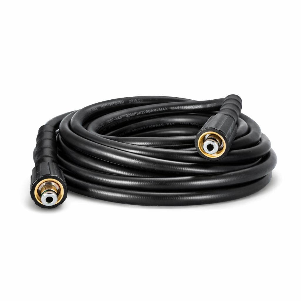 25 FT 3200 PSI High Pressure Washer Hose Screw on – Durable Cleaning Hose Trinidad &amp; Tobago