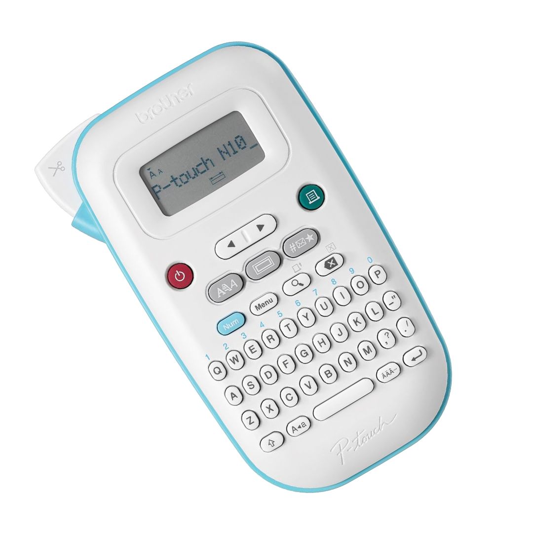Brother P-Touch PT-N10 Portable Handheld Label Maker (12mm / ½” Tape) – Personalized Color Labels