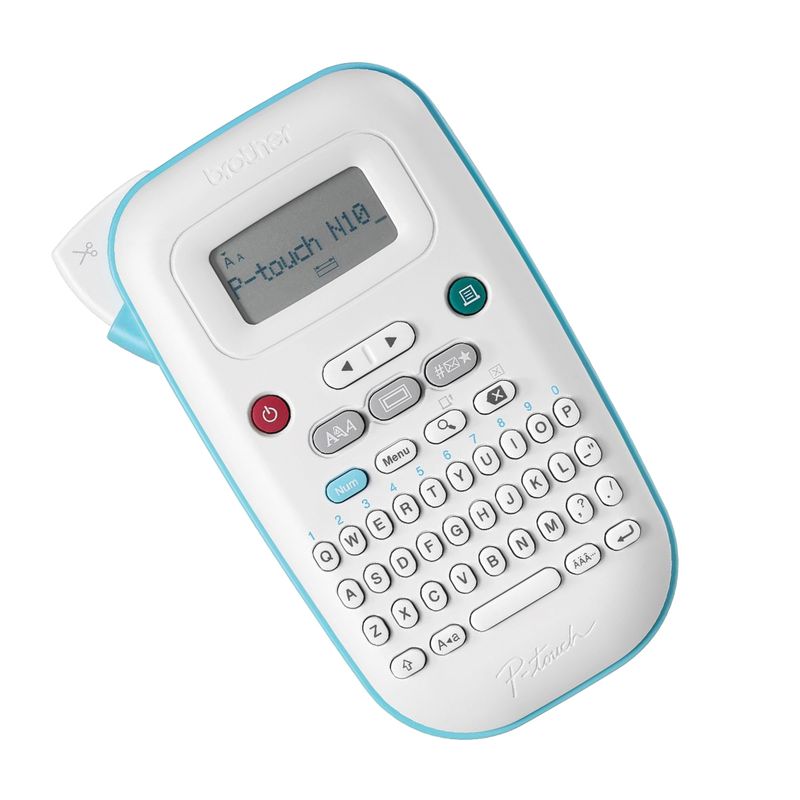 Brother P-Touch PT-N10 Portable Handheld Label Maker (12mm / ½” Tape) – Personalized Color Labels