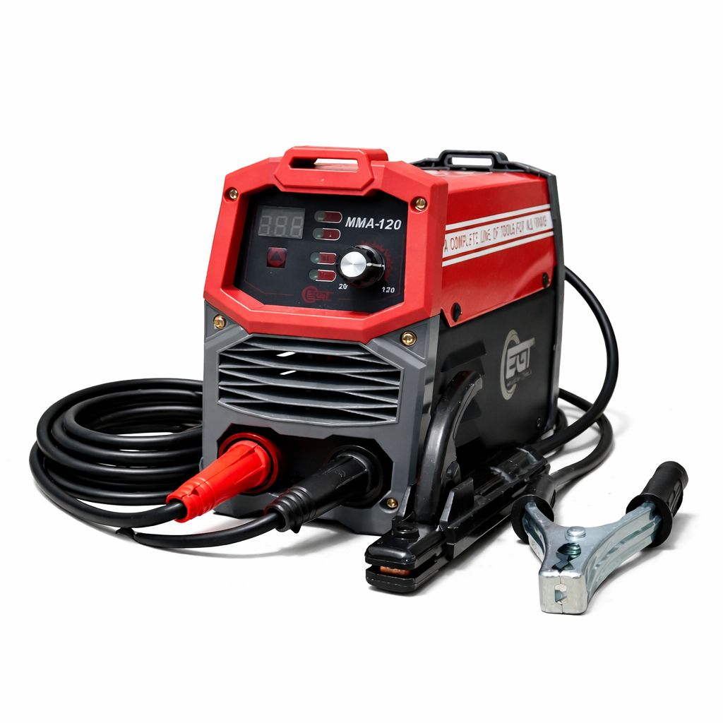 2-in-1 120Amp arc TIG inverter welder with cables and clamps – portable welding machine for sale in Trinidad and Tobago