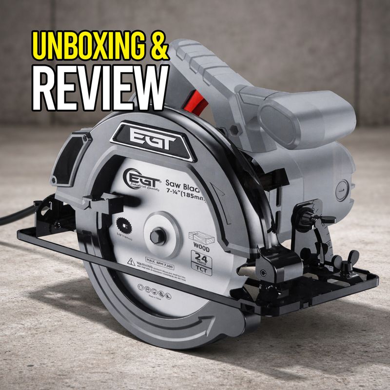 EGT 7-1/4" 1200W Corded Circular Saw (110V)
