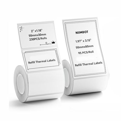 NIIMBOT Thermal Label Refill Rolls (50mm Series)