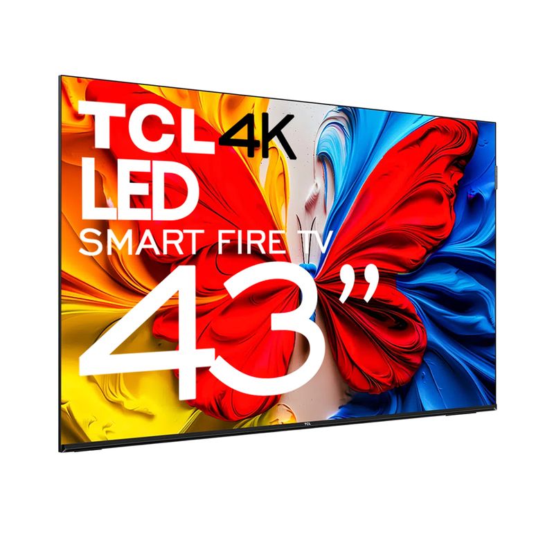 TCL 43-Inch F35 Series 4K UHD HDR LED Smart Fire TV with Dolby Vision, Dolby Atmos &amp; Voice Remote – 43F35