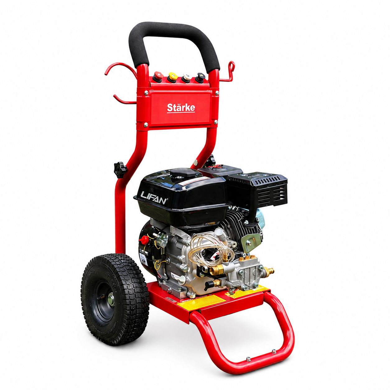Starke 3000 PSI 7HP Gas Pressure Washer – Lifan 212cc, 2.5 GPM + 25FT Steel Braided Hose