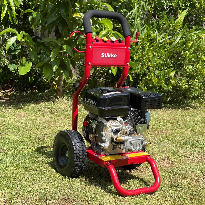 Starke 3000 PSI 7HP Gas Pressure Washer – Lifan 212cc, 2.5 GPM + 25FT Steel Braided Hose