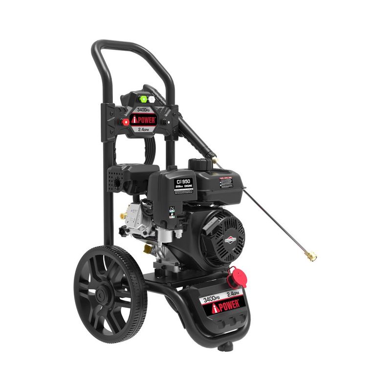 Briggs &amp; Stratton A-iPower 3400 PSI 2.4 GPM Gas Pressure Washer – 208cc Briggs &amp; Stratton Engine
