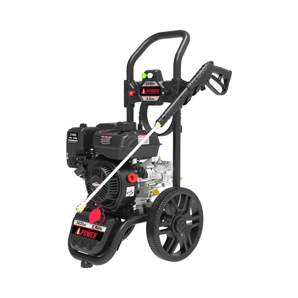 Briggs &amp; Stratton A-iPower 3400 PSI 2.4 GPM Gas Pressure Washer – 208cc Briggs &amp; Stratton Engine