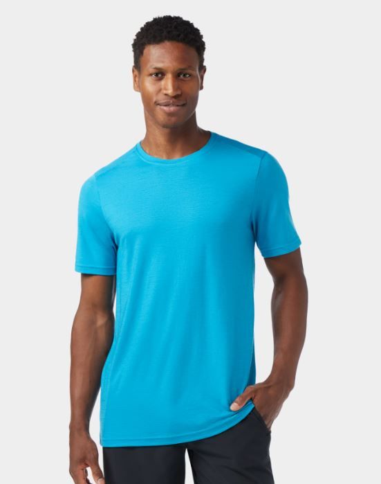 Active Short Sleeve, Color: Deep Pool Blue, Size: S