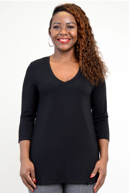 JACKIE 3/4 SLEEVE BAMBOO