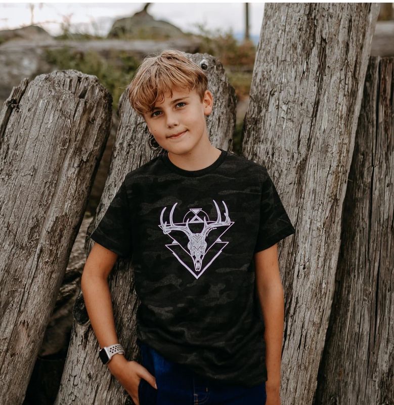 DEER SKULL KIDS/YOUTH TEE