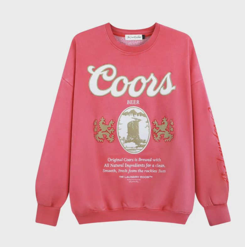 COORS ORIGINAL VINTAGE RED SWEATSHIRT