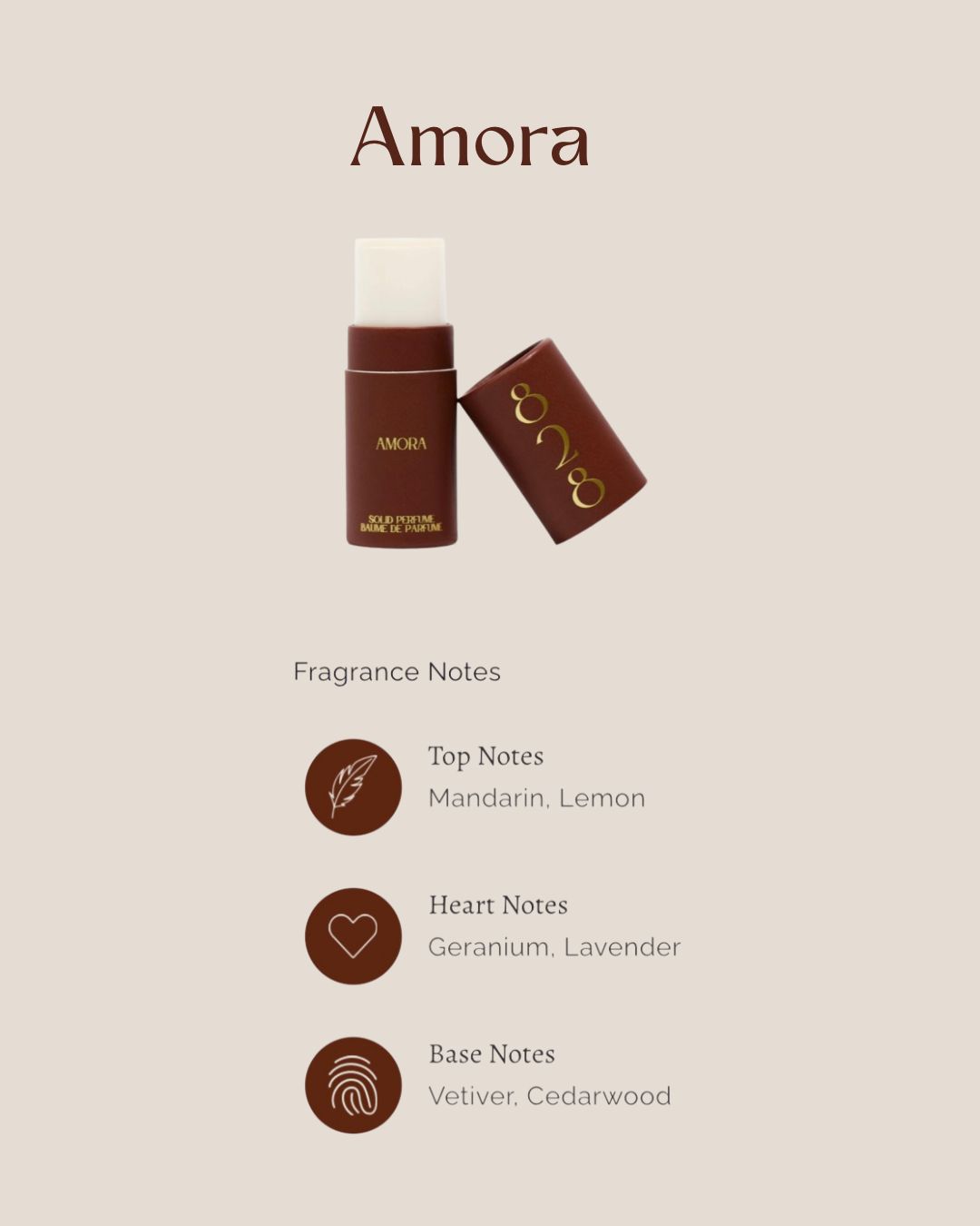 828 AROMA, SCENT: AMORA