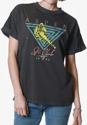ASPEN SKI CLUB BOYFRIEND TEE