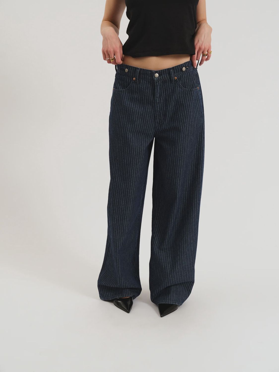 EXTREME HIGHLAND ADJUSTABLE BAGGY, Colour: PINSTRIPE, Size: 23