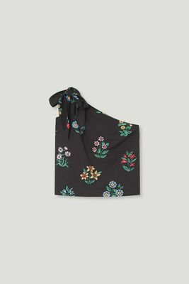 ONE SHOULDER FLORAL TOP