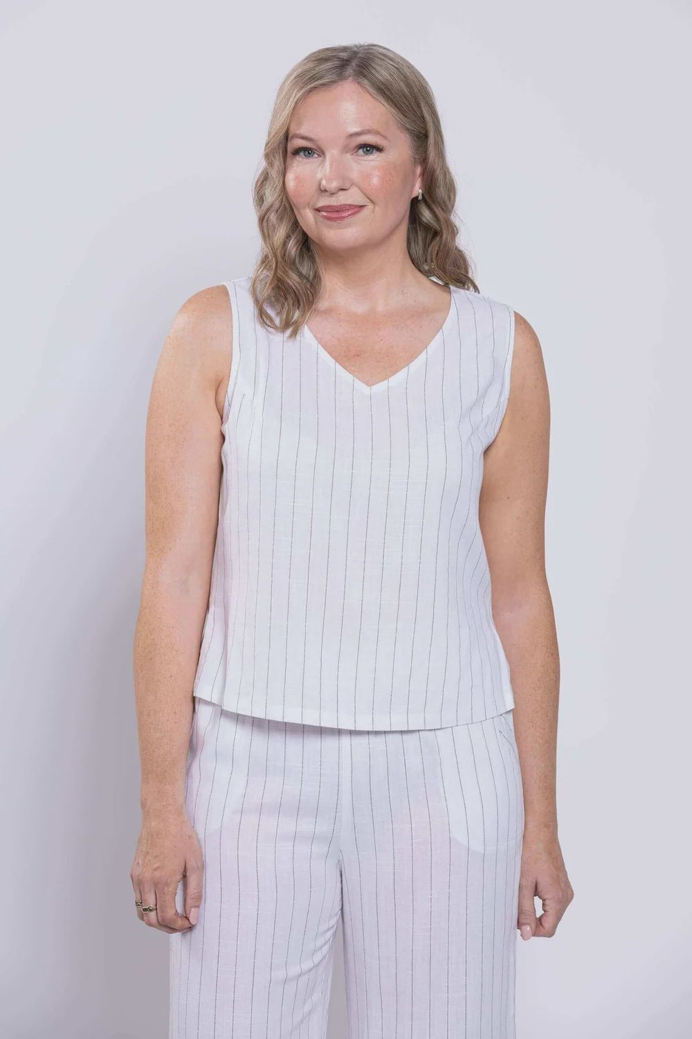HAVANA TANK LINEN BAMBOO