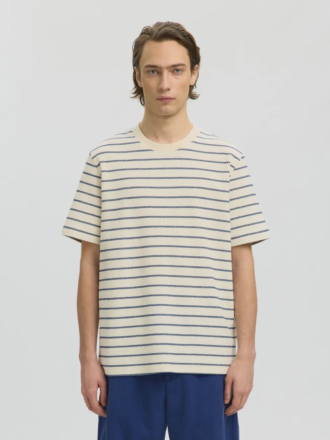SLHDJANGO STRIPE O-NECK TEE