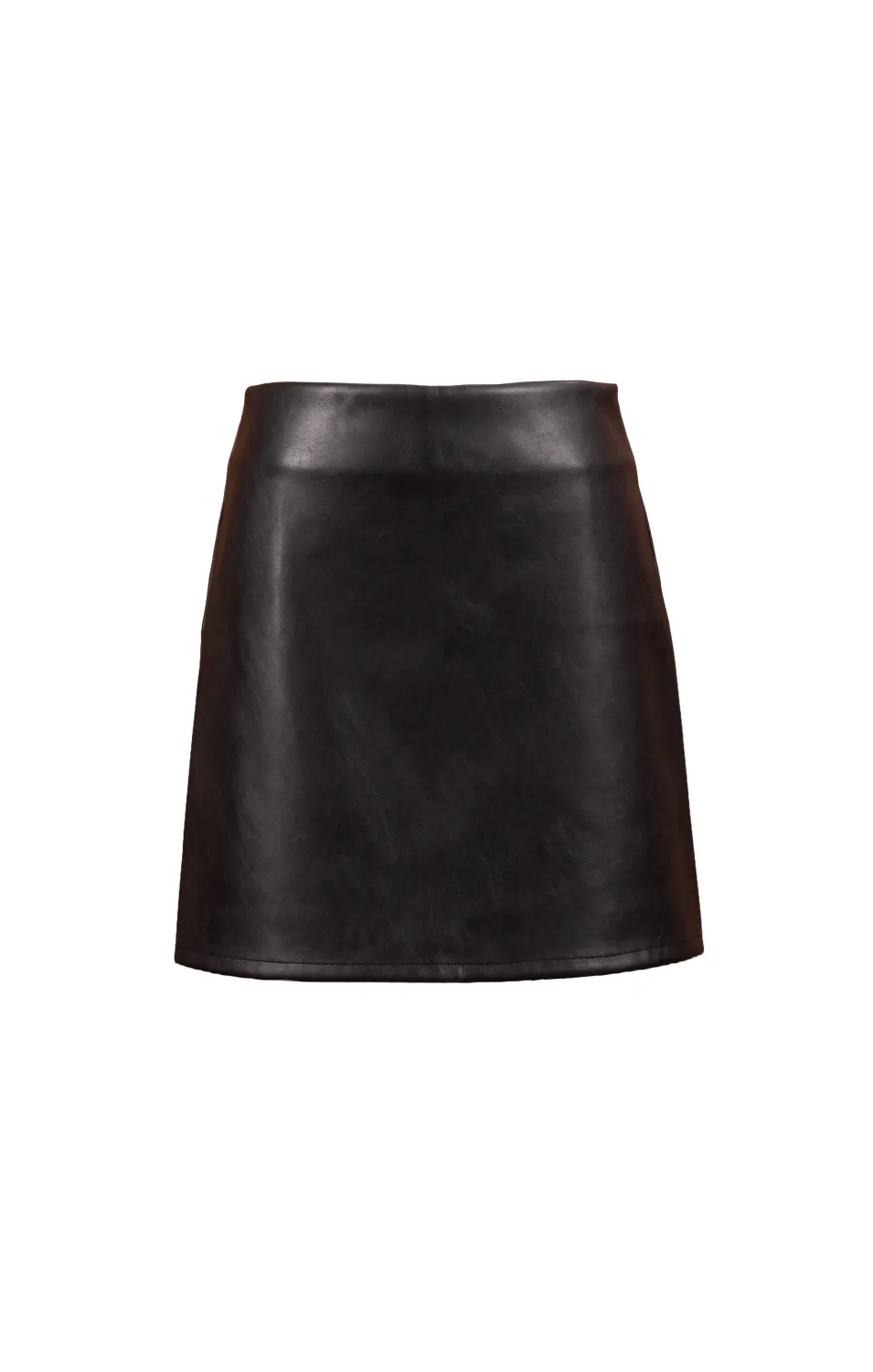 ACADEMY VEGAN LEATHER MINI SKIRT