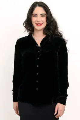 MEMORY BLOUSE SILK VELVET