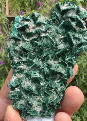 Malachite After Azurite with Gem Barite – Milpillas Mine, Sonora, Mexico