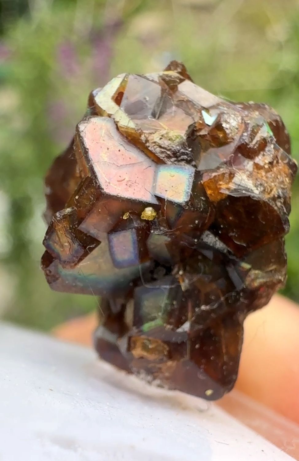 Rainbow Garnet Crystal – Tenkawa Village, Nara Prefecture, Japan 25.55 ct | 16mm x 11mm x 8mm