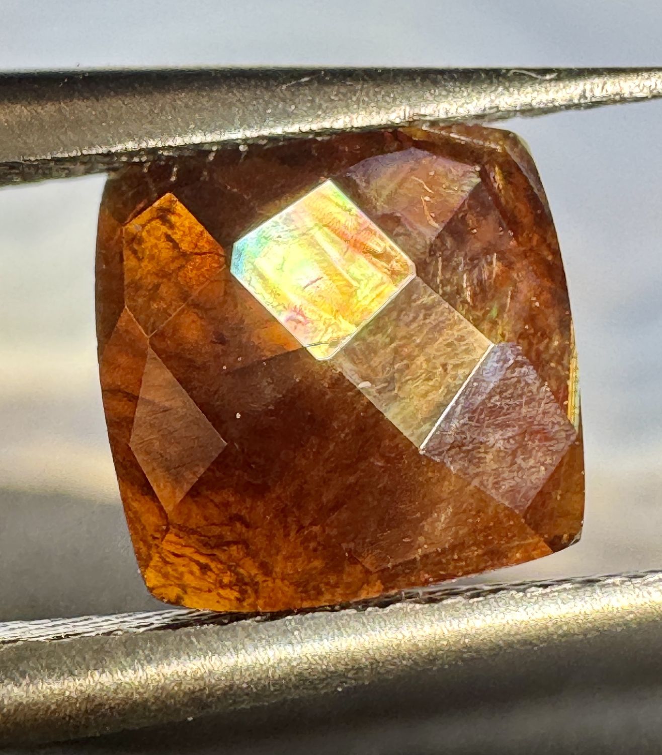 Rose-Cut Rainbow Garnet – Nara, Japan 3.03 ct | 6mm x 6mm x 4mm
