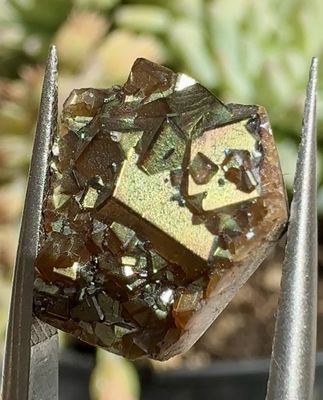 Jewelry-Prepped Rainbow Garnet Cluster – San Pedro Mtn., New Mexico 10.25 ct | 14mm x 11mm x 7mm