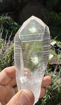 Gem-Quality Quartz Crystal with Striations from Zigras Mine, Arkansas 13.8 cm x 5.4 cm x 4.4 cm