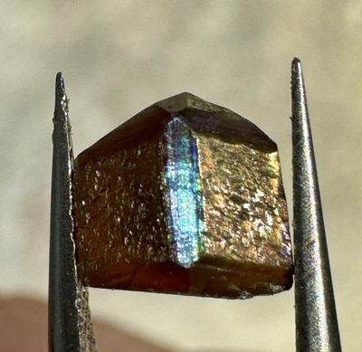 Rainbow Andradite Garnet – Jewelry-Ready Crystal from San Pedro Mountain, New Mexico 1.32 ct | 5.75mm x 5.4mm x 3.3mm