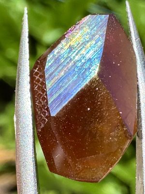 Precision-Faceted Rainbow Garnet – San Pedro Mountain, New Mexico 5.2 ct | 15mm x 9.9mm x 4mm