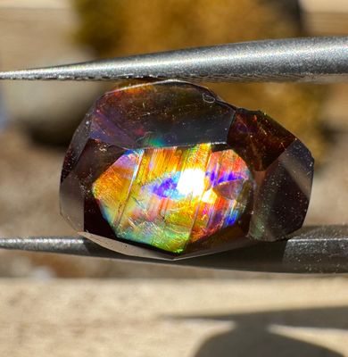 Iridescent Andradite Garnet &quot;Rainbow Garnets&quot;