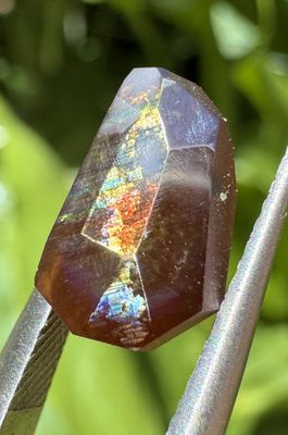 Freeform-Faceted Rainbow Garnet – San Pedro Mountain, New Mexico 2.95 ct | 10.65mm x 6.65mm x 3.45mm