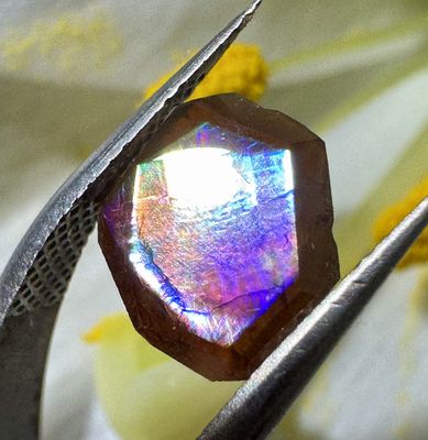 Faceted Rainbow Garnet – Nara, Japan 2.15 ct | 9.6mm x 7.95mm x 2.75mm