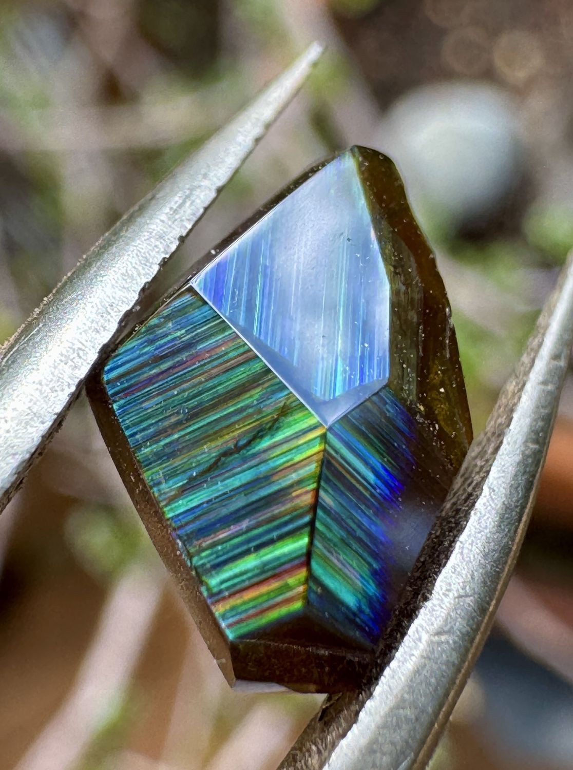 Faceted Rainbow Garnet – San Pedro Mountain, New Mexico 2.9 ct | 11.0mm x 6.3mm x 4.1mm