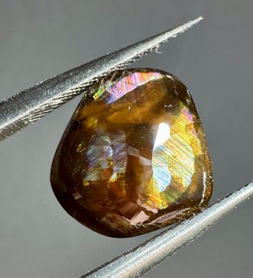 “Pastel Prince” | Faceted Rainbow Garnet — 8.65 cts | 12.34 × 12 × 6.3 mm