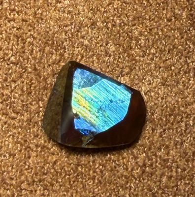 Faceted Rainbow Andradite Garnet – San Pedro Mountain, New Mexico 2.34 ct | 9 mm x 7.48 mm x 2.98 mm