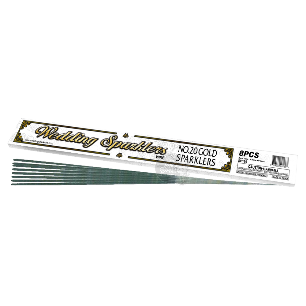 #20 Gold Wedding Sparkler