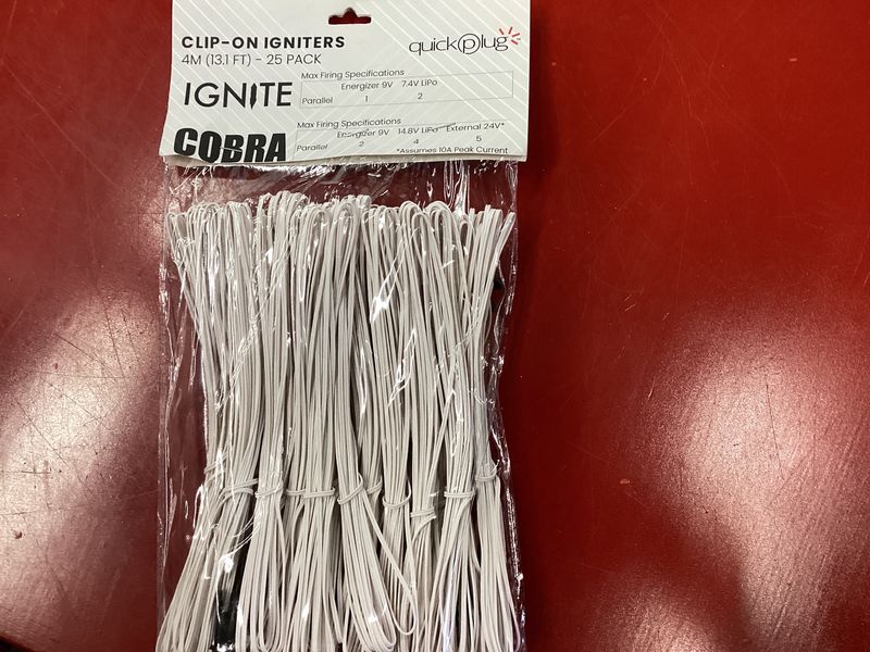 Ignite 4M Clip On Igniters 20 Pack