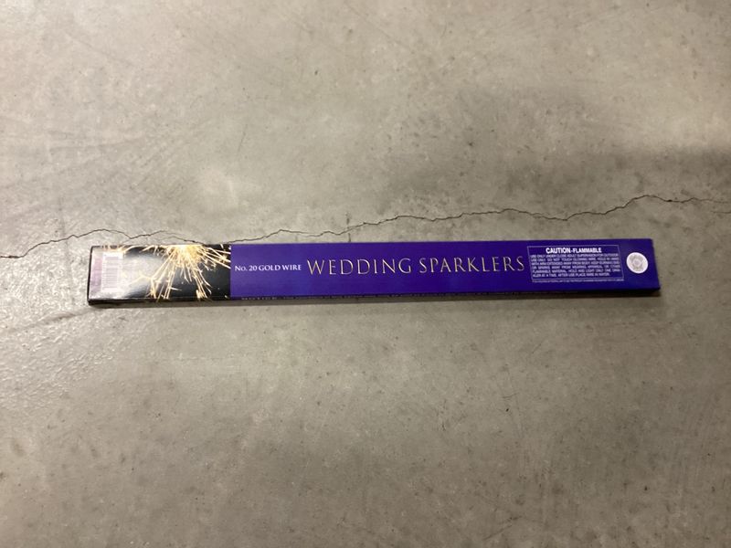 Wedding Sparklers 8 pack ‘76/Blue Box