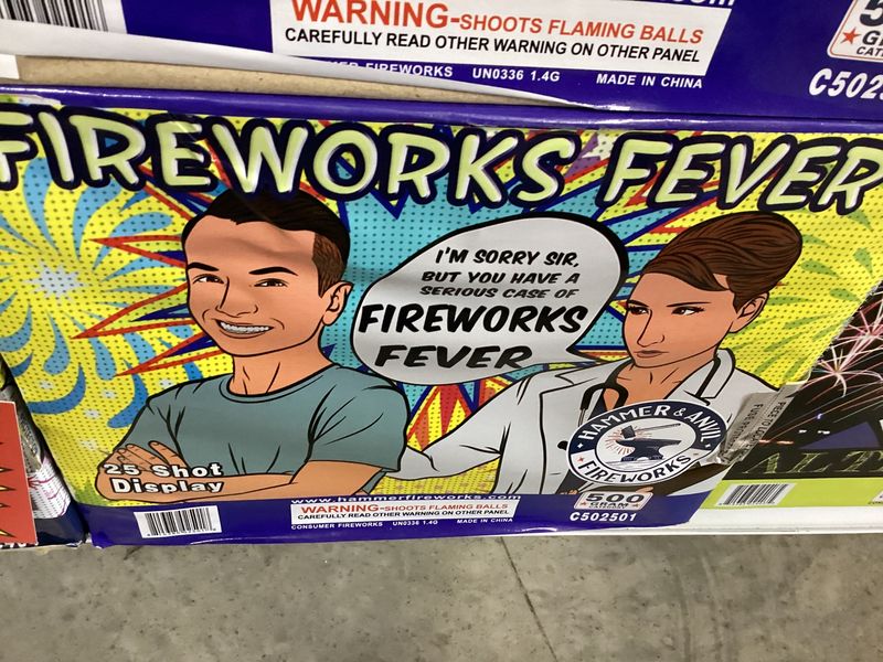 Fireworks Fever 25 Shot 4/1 500g