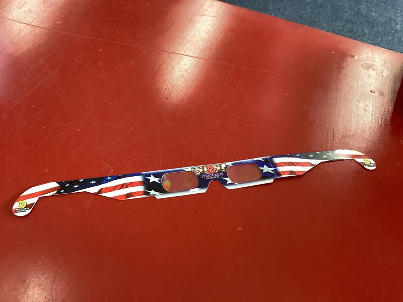 3D Firework Flag Glasses