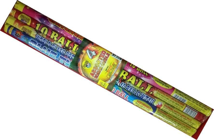 World Class RC 10 Ball 4 Effects 4 pack