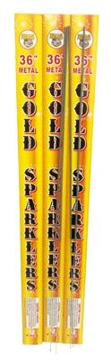 Sparkler 36&quot; Metal Gold