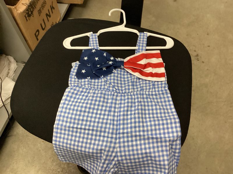 Flag Plaid-One Piece Kids Jumper