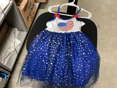 American Flag Tank Top Tutu Dress