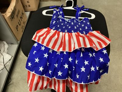 American Flag Dress with straps